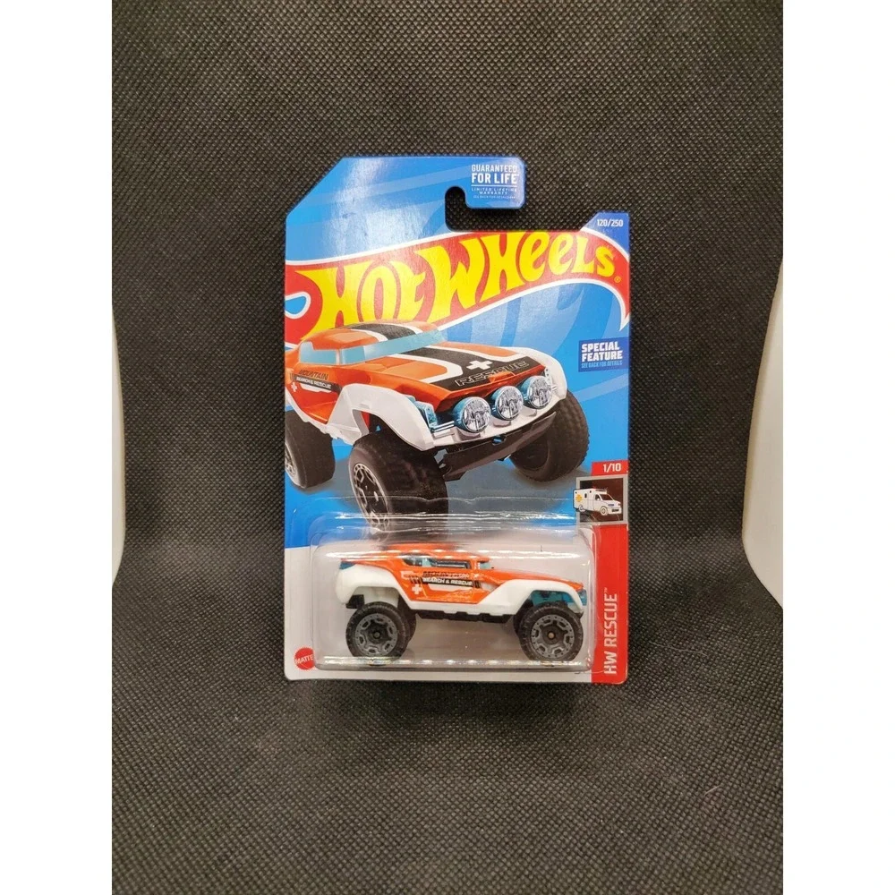Hot wheels Mountain Rescue Vehicle. 120/250. 1/10 Of Rescue Series